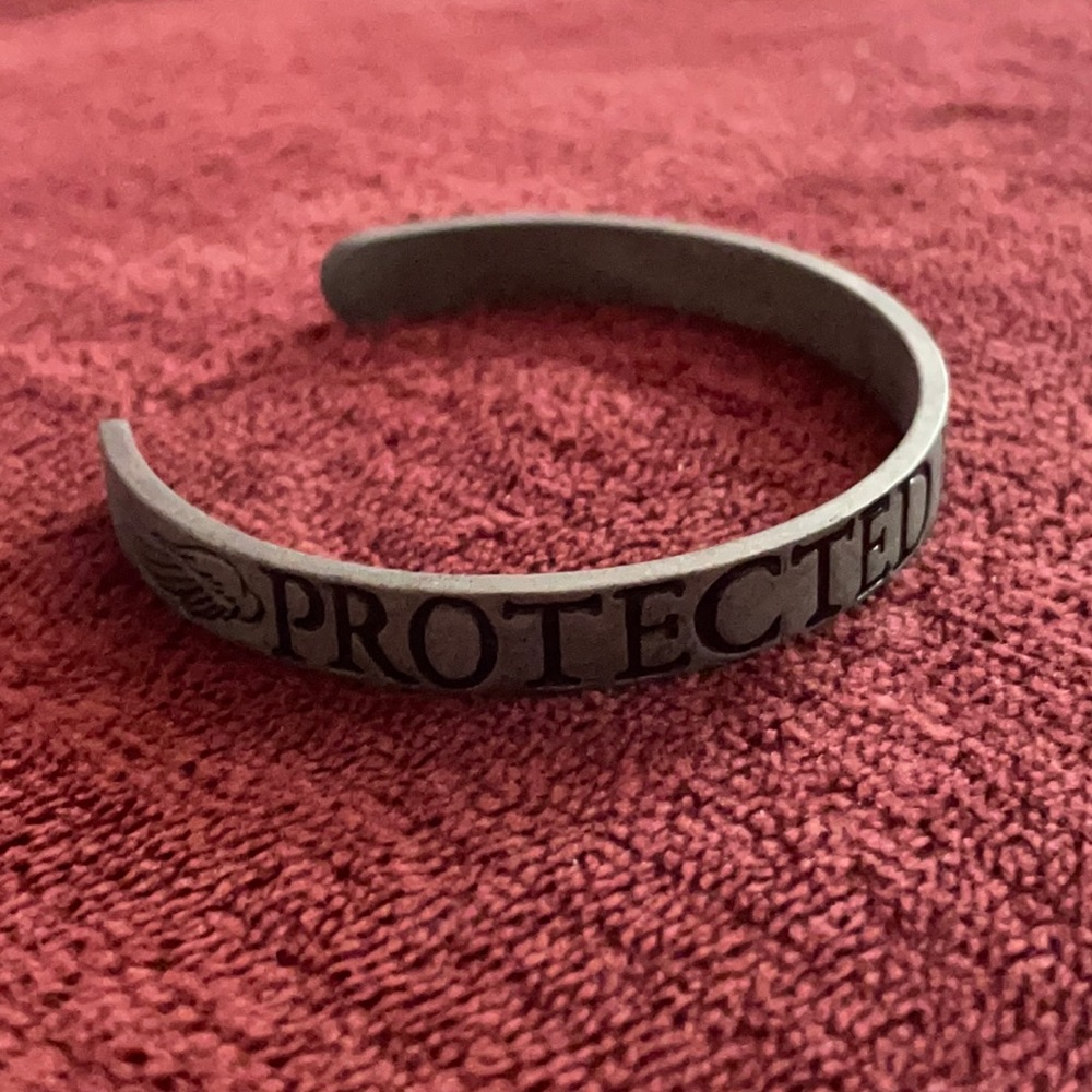 Supernatural Protected By Castiel Cuff Bracelet from Hot Topic